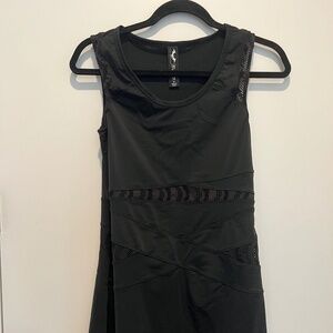Eleven Black Sundress with Lacy inserts by Venus Williams, size M